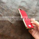 Electroplate TPU+Leather Back for Iphone 6 6s Case With Custom Logo and High Quality thumbnail-3