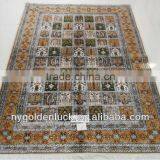 6x9ft Non Flammable Handmade Wool Carpet thumbnail-1