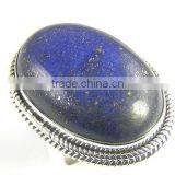 Silver Lapis Ring thumbnail-1