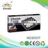 Hot Selling Novel Design 2.5" Hollow Plastic Chess in Many Style