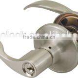 Tubular Handles Lever Lockset With Passage, Privacy, Entrance Function Zinc Alloy Leverset Lock thumbnail-3