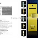 ORBITA Golden color IC card hotel lock with advance quality