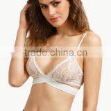 SheIn Women Fashion Beige Sexy Spaghetti Strap Lace Bra Lingerie thumbnail-5