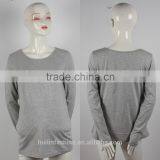 2015 OEM Factory Wholesale 100% Cotton Long Sleeve T Shirts Maternity Clothes thumbnail-1