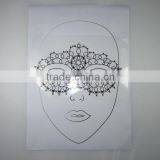 Wholesae Halloween Cartoon Cat Whisker Rhinestone Temporary Eye Tattoos Crystal Eye Sticker Safe Makeup Face Tattoos Factory thumbnail-2