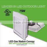 white housing color aluminum housing body IP65 led gas station for canopy light ul cul