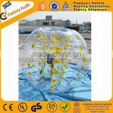 Yellow Dots Bumper Ball,cheap Bubble Football for Kids TB273