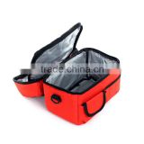 China new cheap outdoor red portable eco friendly polyester lunch bag 2014