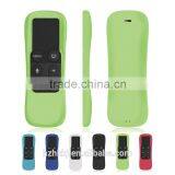 New Arrival Low Price Lanyard Design Fluorescent Silicone TV Remote Control Case for Apple 4 TV Remote Controller Sleeve