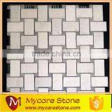 Natural Marble Mosaic Floor Carpet Tile thumbnail-1