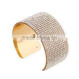 MultiLayer Iron Wire Women Cuff Bangle Fashion Wide Bangles & Bracelets With Pearl Jewelry Accessories thumbnail-6