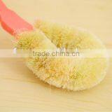 Hot Selling Natural Fibre Kitchen Utensil Cleaning Brush/non-stick Pot Dish Bowl Brush thumbnail-6