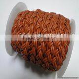 Braided Leather Round Braided Leather Cord thumbnail-3