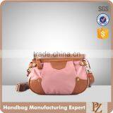 5306 2016 Fashion Wholesale Nylon and PU Trendy Lady Crossbody Sling Shoulder Bag From Guangzhou Manufacturer