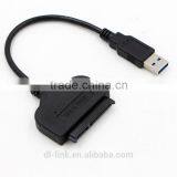 USB 3.0 to SATA 3.0 22 Pin 2.5 Hard Disk Drive SSD Adapter thumbnail-4