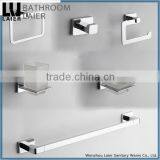 Latest Styles & Innovations Classic-Style ZInc Alloy And Glass Chrome Finishing Wall-Mounted Bathroom Accessories Set thumbnail-1