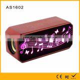 New Design Colorful Flashlight Colorful Flashlight Bluetooth Wooden Speaker Wireless thumbnail-3