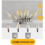 Flame Filament LED Candle Lamp E14 4W