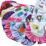 OEKO-TEX Standard 100 Fleece Minky Material Baby Girl Warm Ruffle Scarf For Decor thumbnail-2