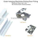 Outer-hanging Wardrobe Sliding Door Fittings