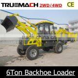6Ton 2WD/4WD Backhoe Loader thumbnail-1