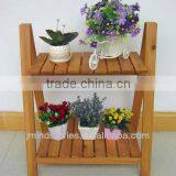 Wood Garden Flower Display Shelf With FSC Certificate thumbnail-1
