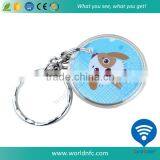 13.56mhz MF Desfire 2k RFID PVC Keyfob/ Keychain/ Key Tag for Door Access Control thumbnail-2