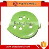 Lovely Hollow Green Laef Shaped Soap Box Case thumbnail-1