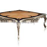 Bisini Luxury Furniture, Living Room Coffee Table, Wooden Top Italian Design Coffee Table thumbnail-1