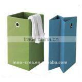 Store More Folding Laundry Hamper Basket With Grommet thumbnail-1