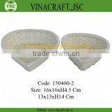 Small Cheap Bamboo Storage Basket thumbnail-1