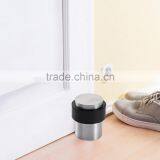 Solid Stainless Steel Door Stops Screw Mount Floor Door Stopper With TPR thumbnail-3