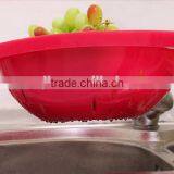 Wholesale Stock Kitchen Vegetable&Fruit Plastic Drain Basket Draining Rack thumbnail-6