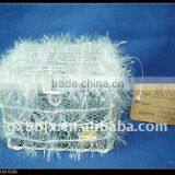 White Square Wire Decorative With White Coloured Ribbon Storage Wholesale Shipping Boxes thumbnail-1