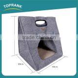 New Design 3 In1 Warm Soft Cat House Dog Bed Felt Cloth Collapsible Portable Pet Carrier thumbnail-4