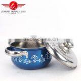 China Popular Shape High Quality Colorful Stainless Steel Soup Pot Set thumbnail-5