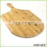 Organic Rectangle Pizza Board Bamboo Pizza Peel Homex BSCI/Factory thumbnail-6
