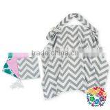 Unique Baby Shower Gift Cotton Nursing Cover Nursing Privacy Breastfeeding Cover With Matching Storage Bag thumbnail-1
