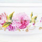 10" Ceramic Pot Suitable for Microwave Oven With Glass Lid thumbnail-3