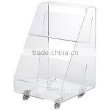 China Manufacturer Wholesale Acrylic Library Book Cart/book Cart thumbnail-2