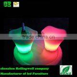LED Shenzhen Night Club Ice Bucket Plastic Modern Bucket for Sale Budweiser Beer Bucket thumbnail-1