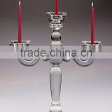 Wholesale Glass Candelabras for Weddings Centerpiece, Glass Candle Holders for Candelabra thumbnail-3