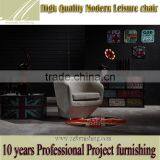 YYA027Factory Customized Swivel Leather Modern Club Chair thumbnail-1
