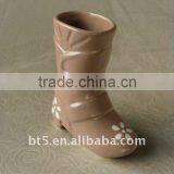 9 Inch Shoe Shape Ceramic Vases thumbnail-1