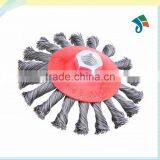 4 Inch Diameter Twist Knot Circular Brush Round Wire Brush thumbnail-1