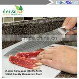 8-inch Damascus Chef's Knife - VG10 Quality Damascus Steel, 67 Layers Full-tang Blade-razor Sharp With Protective Bolster thumbnail-6