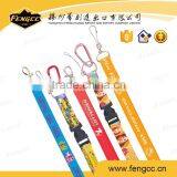 Promotional Printing Custom Logo Nylon Neck Straps for Business thumbnail-1