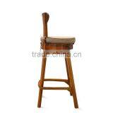 Bar Stool Classic Mahogany Wood thumbnail-4