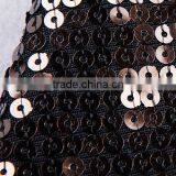 2015 High Quality Round Neck Long Sleeve Knee Length Celebrated Dress With Mesh thumbnail-4