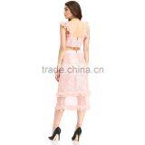 Domin Fashion Guangzhou Factory Latest Skirt and Crop Top Set thumbnail-6
